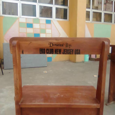 school chairs and tables